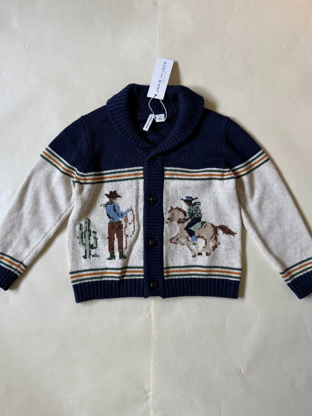 Janie and Jack Cowboy Sweater